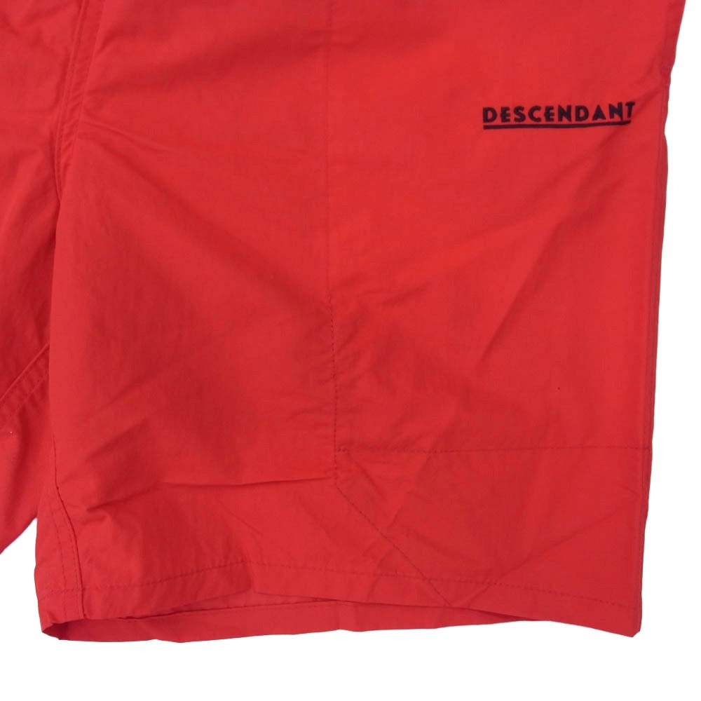 DESCENDANT ディセンダント 24SS 241WVDS-PTM08 DBS BEACH SHORTS ビーチ ショーツ ハーフパンツ レッド系 2【新古品】【未使用】【中古】