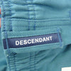 DESCENDANT ディセンダント 25SS 251TQDS-PTM02 SHORE TWILL BEACH TROUDERS コットン イージーパンツ ブルー系 3【新古品】【未使用】【中古】