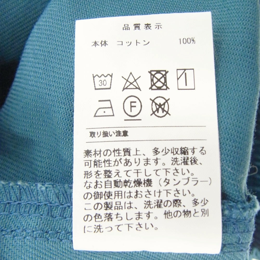 DESCENDANT ディセンダント 25SS 251TQDS-PTM02 SHORE TWILL BEACH
