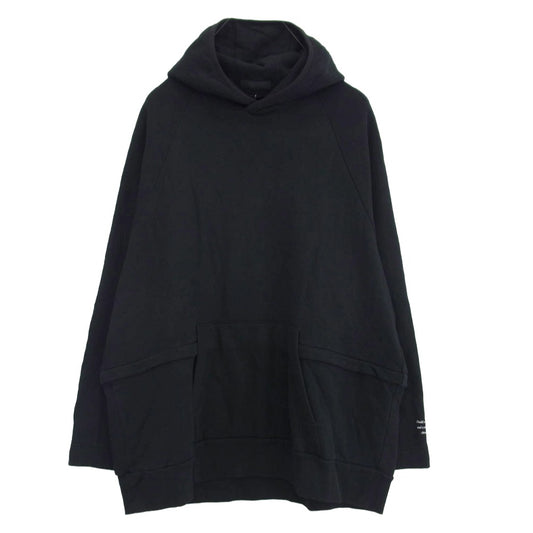 UNDERCOVER アンダーカバー 20SS UCY4810 BIG HOODIE ビッグシルエット プルオーバーパーカー フーディー ブラック系 3【新古品】【未使用】【中古】