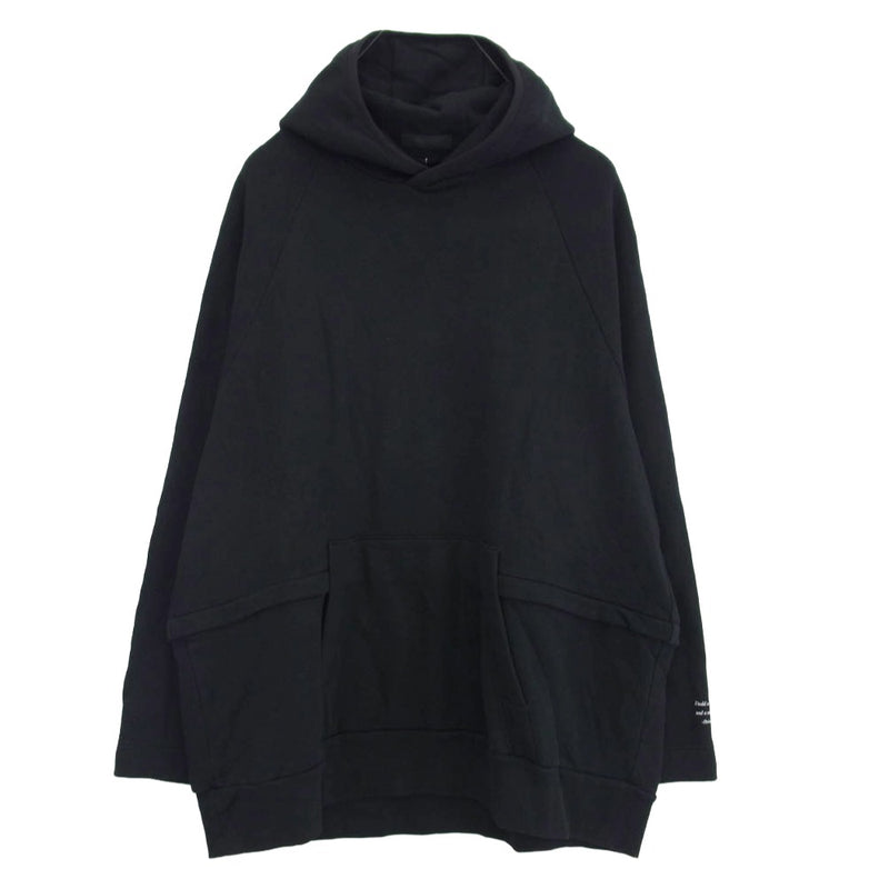 UNDERCOVER アンダーカバー 20SS UCY4810 BIG HOODIE ビッグシルエット プルオーバーパーカー フーディー ブラック系 3【新古品】【未使用】【中古】