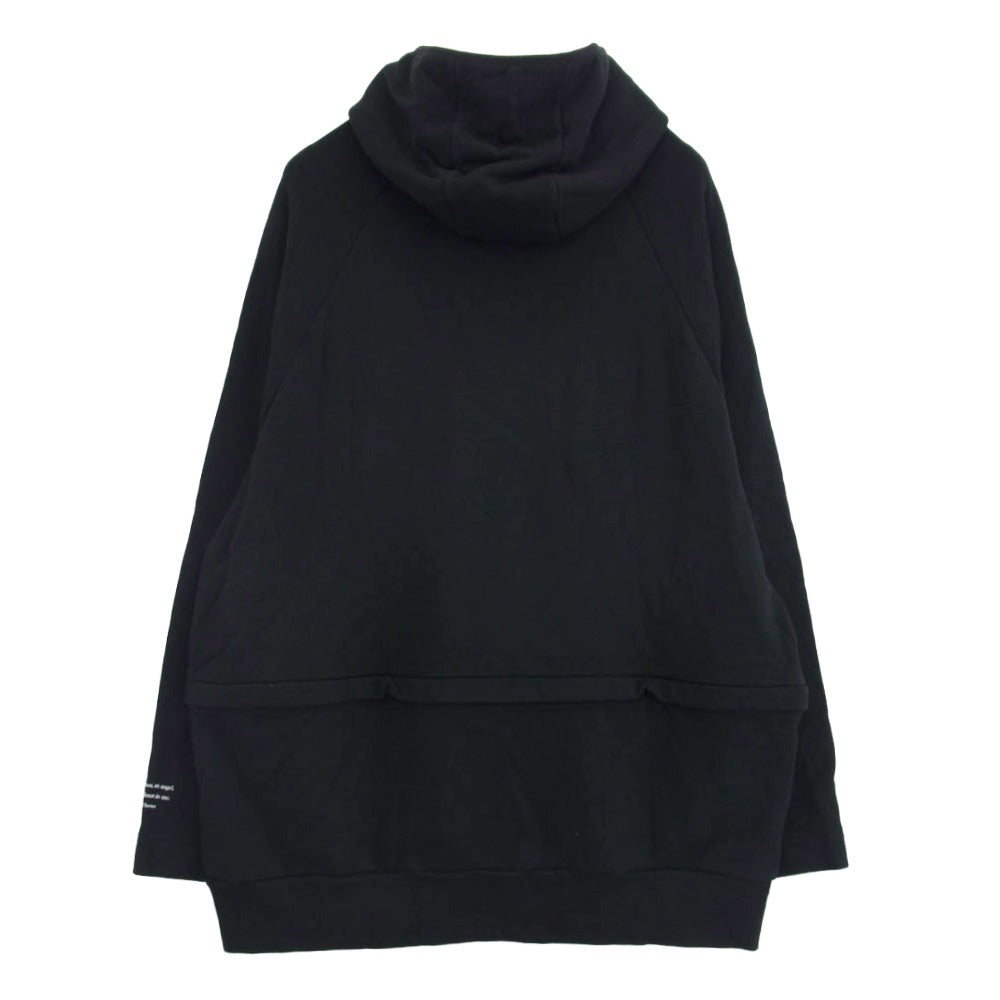 UNDERCOVER アンダーカバー 20SS UCY4810 BIG HOODIE ビッグシルエット プルオーバーパーカー フーディー ブラック系 3【新古品】【未使用】【中古】