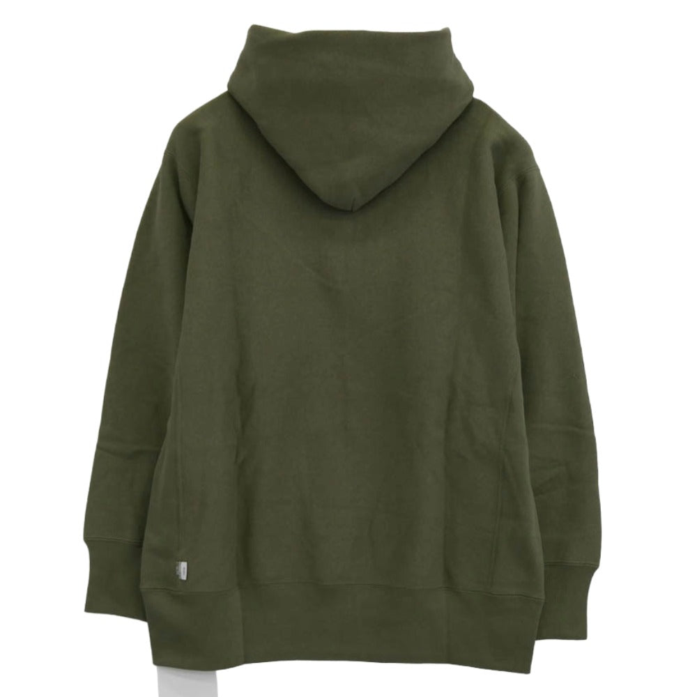 WTAPS ダブルタップス 20AW 202HBCHD-CSM04S ×Champion チャンピオン BLANK HOODED REVERSE WEAVE リバースウィーブ プルオーバーパーカー フーディー オリーブドラブ L【新古品】【未使用】【中古】