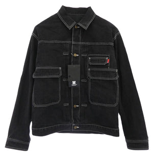 UNDERCOVER アンダーカバー 21SS UC1A4208-1 BIG Gジャン オーバーサイズ デニムジャケット カバーオールジャケット ブラック系 3【新古品】【未使用】【中古】