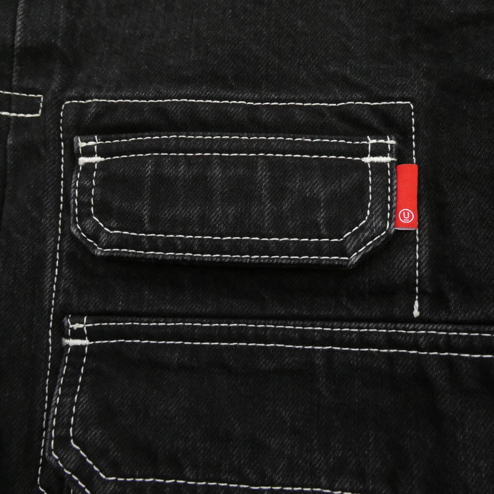UNDERCOVER アンダーカバー 21SS UC1A4208-1 BIG Gジャン オーバーサイズ デニムジャケット カバーオールジャケット ブラック系 3【新古品】【未使用】【中古】