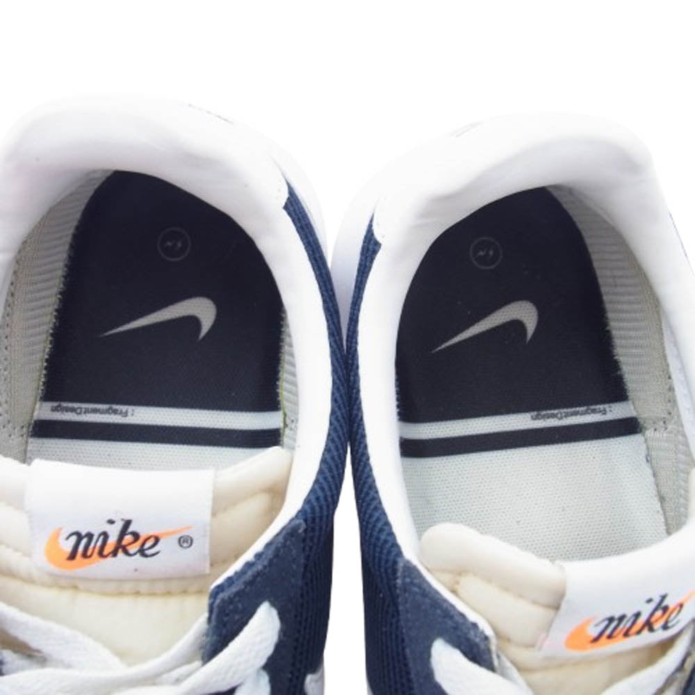 NIKE ナイキ 826669-410 Fragment Design フラグメントデザイン Lab Roshe Daybreak ラボ ローシ デイブレイク スニーカー ネイビー系 28.5cm【中古】