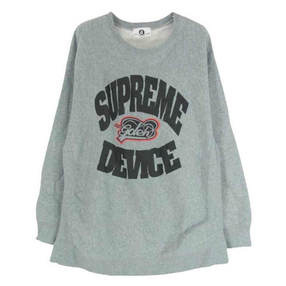 GOODENOUGH グッドイナフ HEINOUSLY SUPREME DEVICE SWEAT ロゴ プリント スウェット グレー系 サイズ不明【中古】