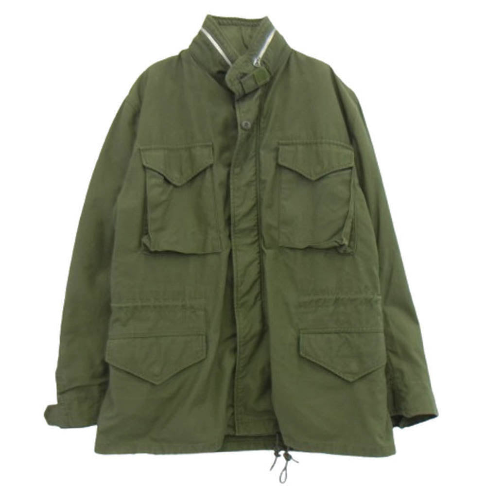 米軍 US.ARMY 8405-782-2939 60s 1stアルミジップ M-65 フィールド ジャケット カーキ系【中古】