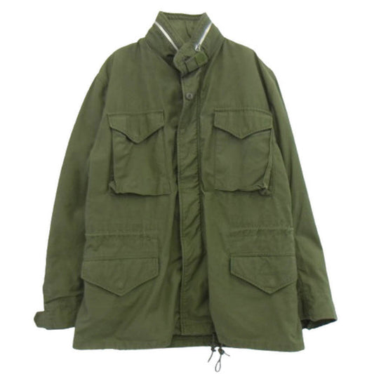 米軍 US.ARMY 8405-782-2939 60s 1stアルミジップ M-65 フィールド ジャケット カーキ系【中古】
