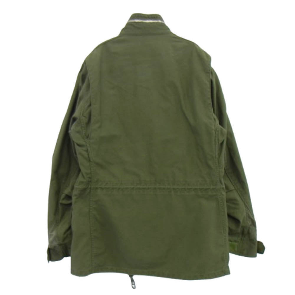 米軍 US.ARMY 8405-782-2939 60s 1stアルミジップ M-65 フィールド ジャケット カーキ系【中古】