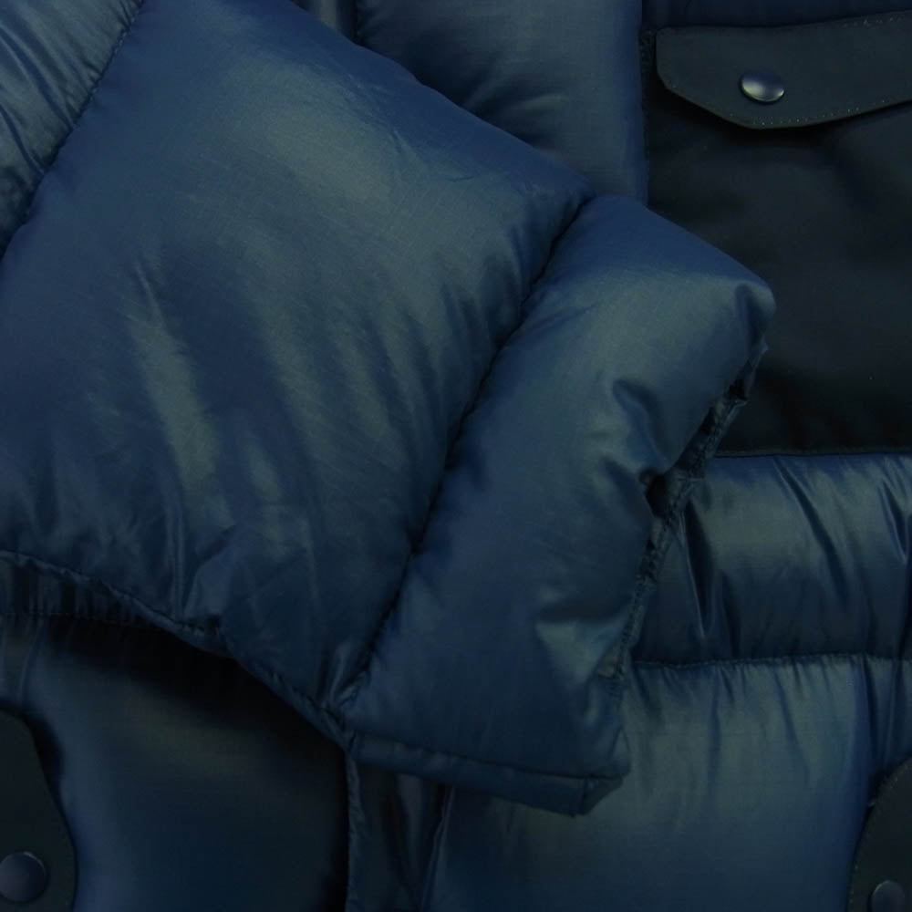 SOPHNET. ソフネット SOPH-134081 FSF Fragmentdesign フラグメントデザイン HOODED DOWN BLOUSON フーデッド ダウン ジャケット ネイビー系 L【中古】