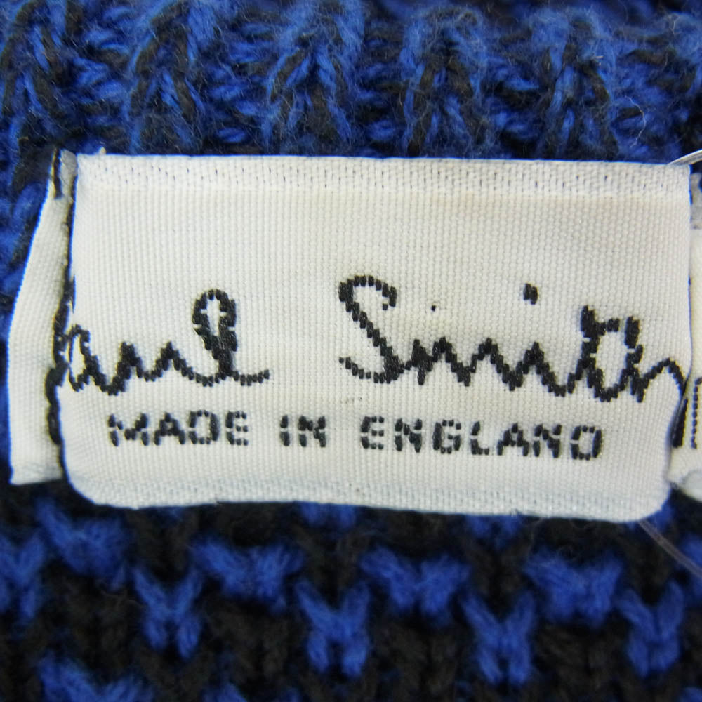Paul Smith ポール・スミス コットン ニット セーター ネイビー系 M【中古】