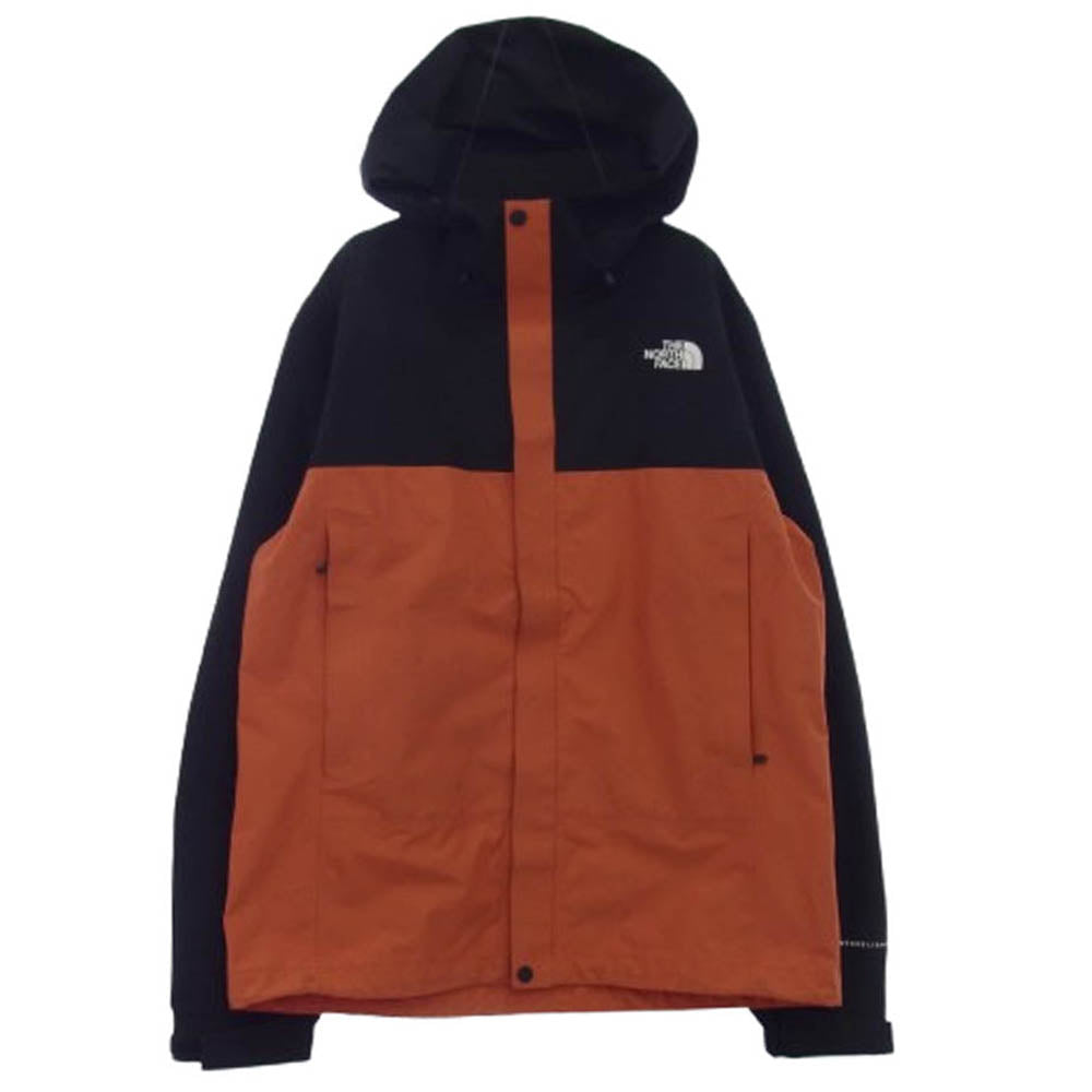 THE NORTH FACE ノースフェイス NP12114 FL Drizzle Jacket フューチャーライトドリズルジャケット マウンテンパーカー オレンジ系 ブラック系 XL【中古】