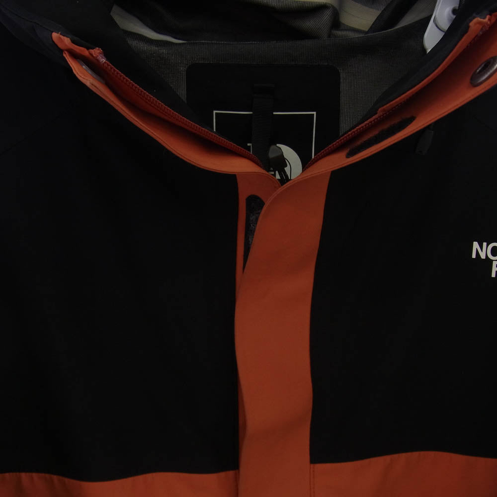 THE NORTH FACE ノースフェイス NP12114 FL Drizzle Jacket フューチャーライトドリズルジャケット マウンテンパーカー オレンジ系 ブラック系 XL【中古】
