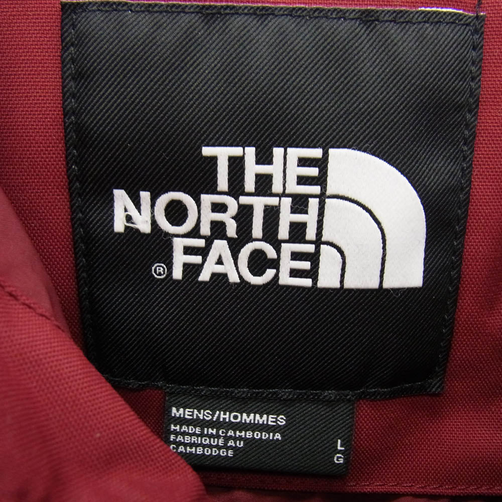 THE NORTH FACE ノースフェイス ND52214Z Recycled Gotham Jacket ゴッサムジャケット メンズ ダウンジャケット ワインレッド系 L【中古】
