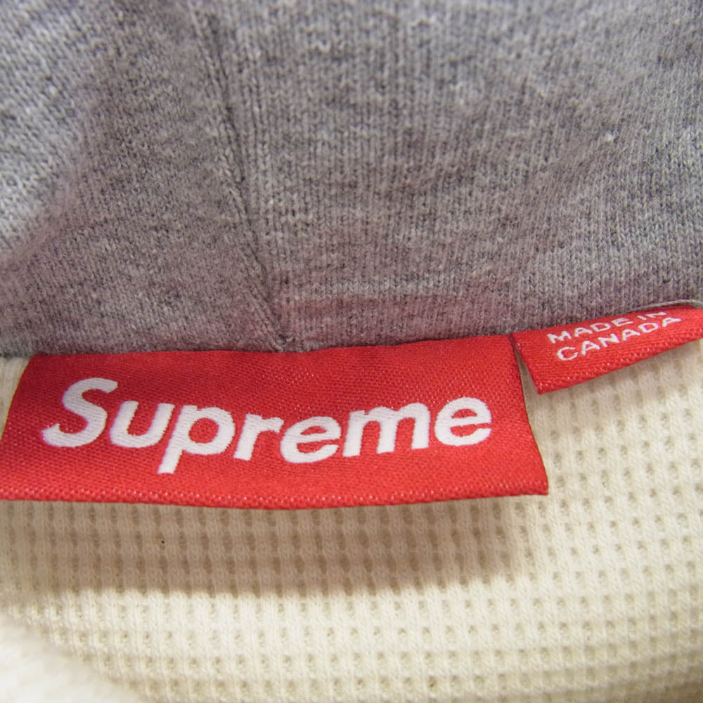 Supreme シュプリーム 24AW Arc Thermal Lined Zip Up Hooded Sweatshirt アーク サーマル ジップ アップ フーディー スウェットシャツ グレー系 XL【中古】