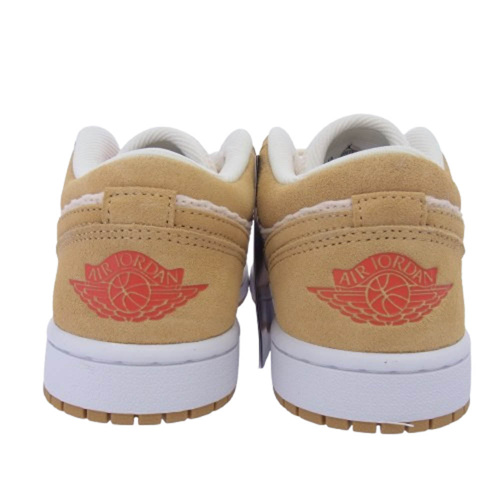 NIKE ナイキ DH7820-700 WMNS Air Jordan 1 Low Corduroy And Suede ウィメンズ エアジョーダン ローカット コーデュロイ スエード スニーカー ベージュ系 23.5cm【極上美品】【中古】