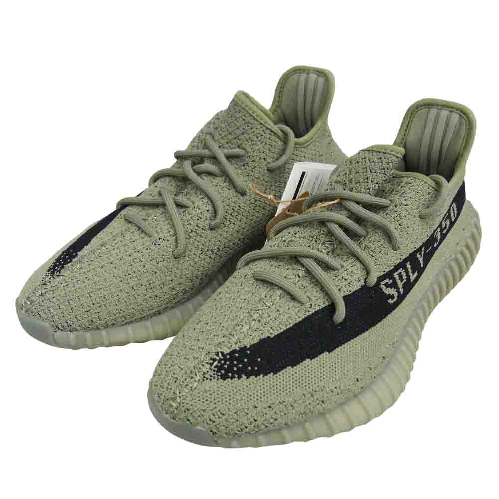 YEEZY BOOST イージーブースト HQ2059 YEEZY Boost 350 V2 Granite イージーブースト グラナイト スニーカー モスグリーン系 ブラック系 26cm【極上美品】【中古】