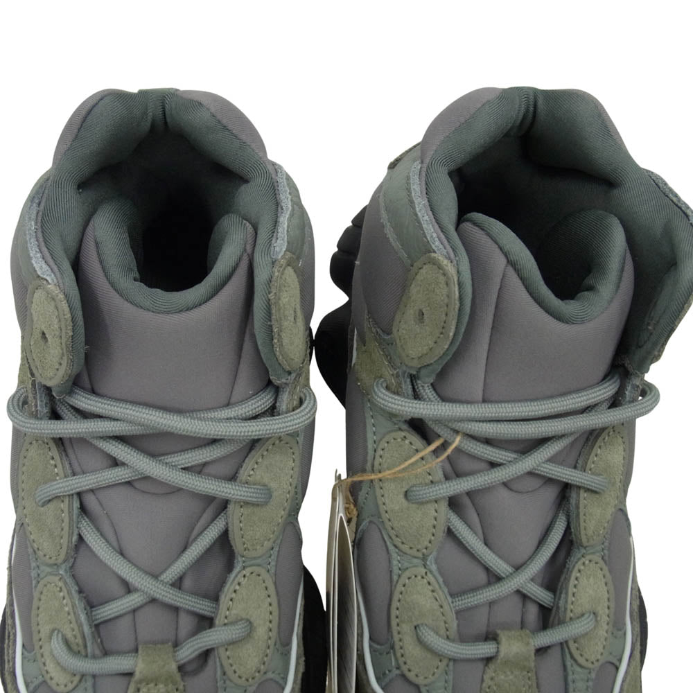 YEEZY BOOST イージーブースト GY0393 YEEZY 500 High Mist Slate イージーブースト 500 ハイ ミストスレイト スニーカー モスグリーン系 26cm【極上美品】【中古】