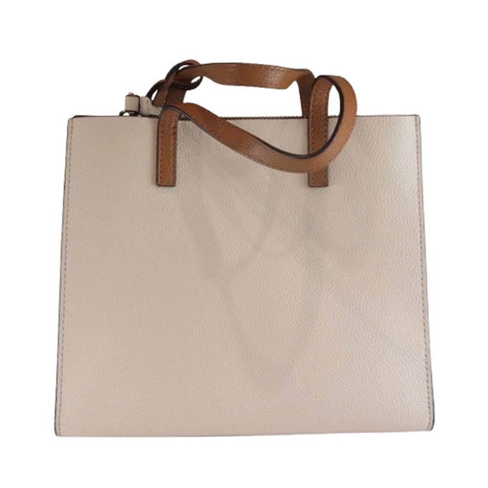 MARC JACOBS マークジェイコブス M0016132 THE MINI GRIND BAG グラインド 2WAYショルダー ハンドバッグ ミニ トート ハンドバッグ ベージュ系【中古】