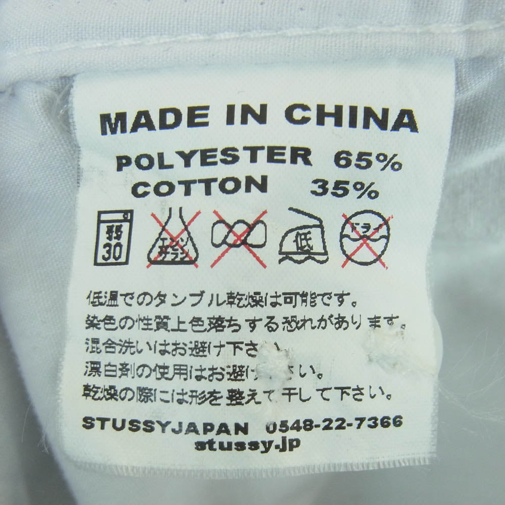 STUSSY ステューシー パデッド シャツ ストライプ 中綿サーモライト シャツジャケット グレー系 L【中古】