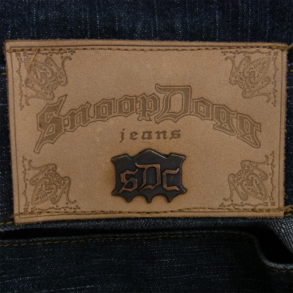 スヌープドッグ Clothing Denim Jacket バック刺繍 オーバーサイズ Gジャン デニムジャケット インディゴブルー系 XL【中古】