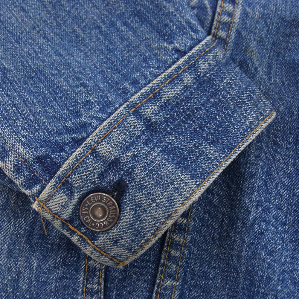 Levi's リーバイス USA製 70s エルパソ工場製 ボタン裏525 70505 3rd デニムジャケット インディゴブルー系【中古】