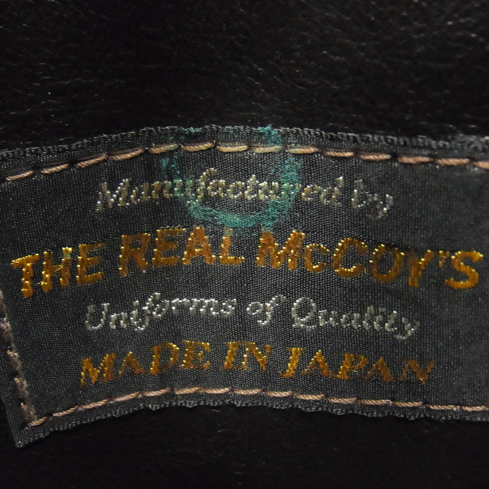 The REAL McCOY'S ザリアルマッコイズ MJ12103 TYPE A-2 McCOY'S MFG.CO. ホースハイド レザー フライトジャケット ブラウン系 38【中古】