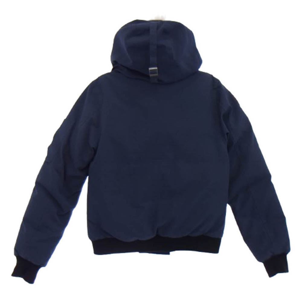 CANADA GOOSE カナダグース 7967JL LABRADOR BOMBER ラブラドール ボンバー ファーフード付き ダウンジャケット ブルー系 S【中古】