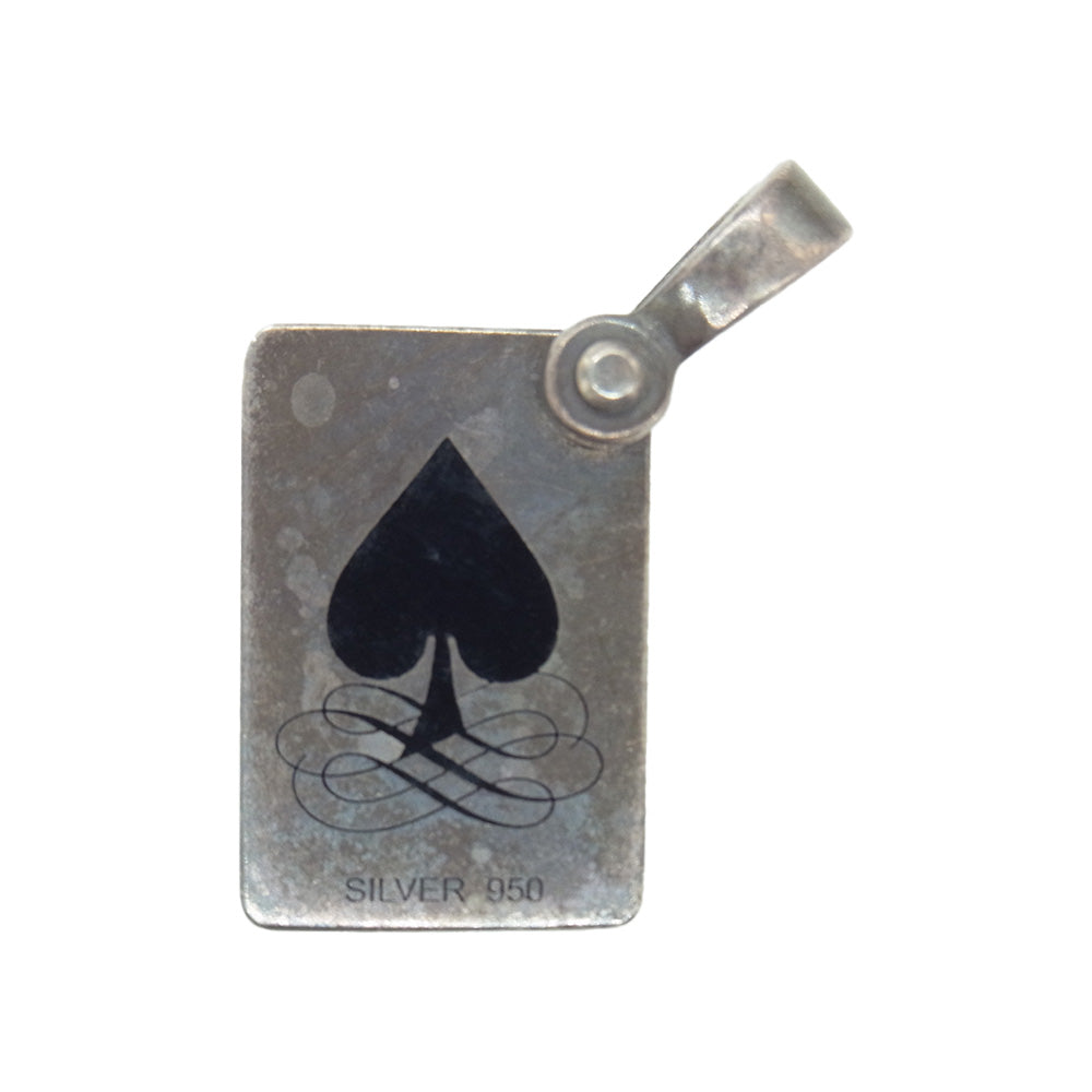 PUERTA DEL SOL プエルタデルソル スペード ネックレス ペンダントトップ ブロンズ系【中古】