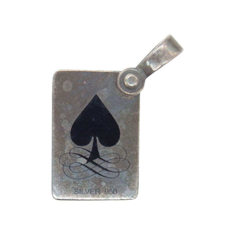 PUERTA DEL SOL プエルタデルソル スペード ネックレス ペンダントトップ ブロンズ系【中古】