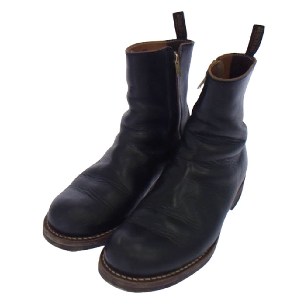 ROLLING DUB TRIO ローリングダブトリオ RDT-A14 CASPER HORWEEN CHROMEXCEK キャスパー サイドジップ レザー ブーツ ブラック系 ダークブラウン系 US9(JP27)【中古】