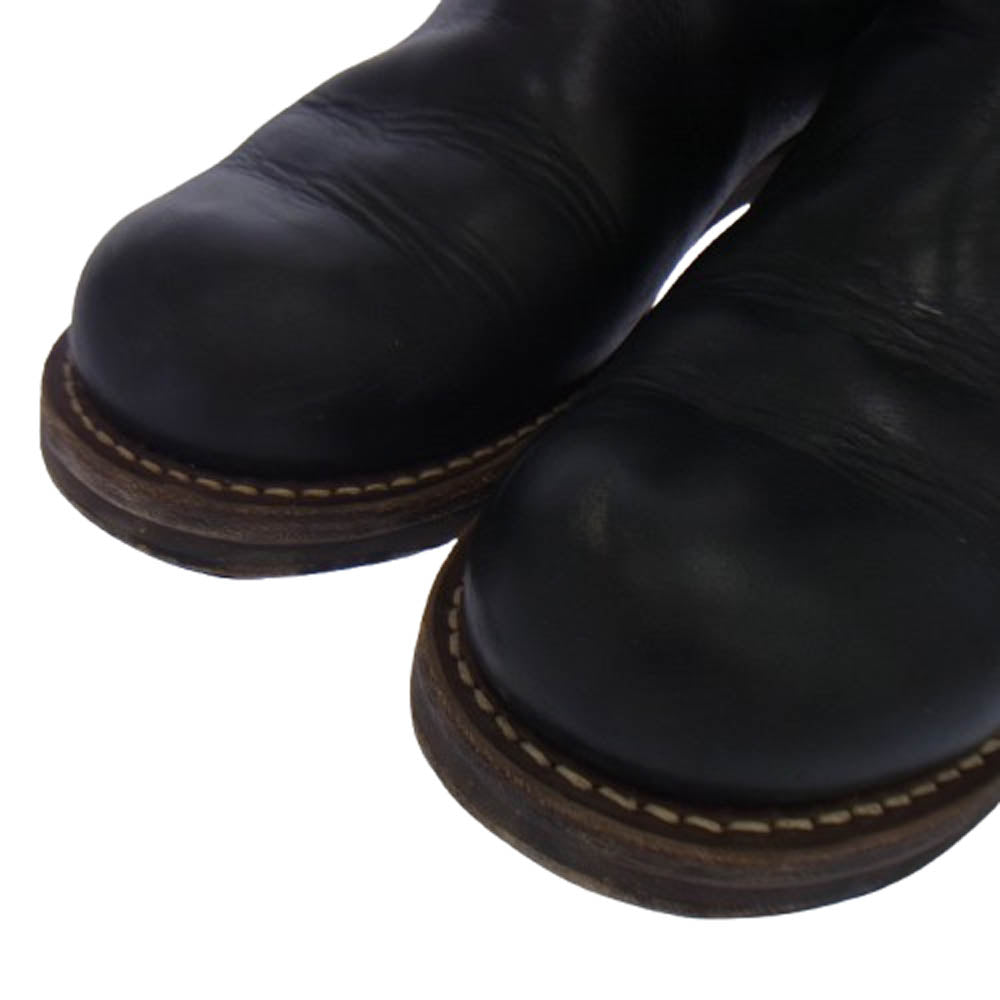 ROLLING DUB TRIO ローリングダブトリオ RDT-A14 CASPER HORWEEN CHROMEXCEK キャスパー サイドジップ レザー ブーツ ブラック系 ダークブラウン系 US9(JP27)【中古】