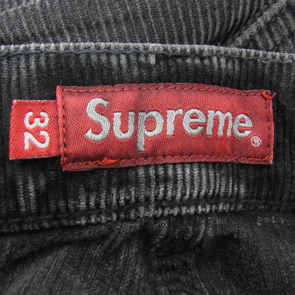 Supreme シュプリーム 21SS Double Knee Corduroy Painter Pant ダブルニー コーデュロイ ペインター パンツ ダークグレー系 32【中古】