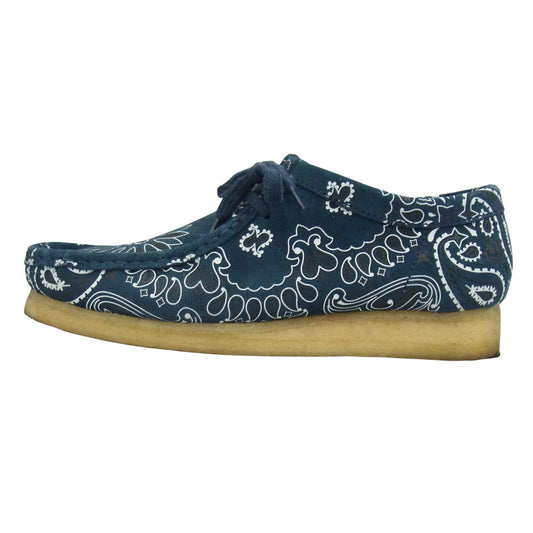 Supreme シュプリーム 19SS × Clarks Bandana Wallabee クラークス バンダナ ワラビー ローカット スニーカー ダークグリーニッシュブルー系 9【中古】