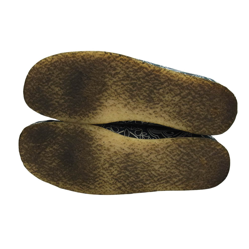 Supreme シュプリーム 19SS × Clarks Bandana Wallabee クラークス バンダナ ワラビー ローカット スニーカー ダークグリーニッシュブルー系 9【中古】