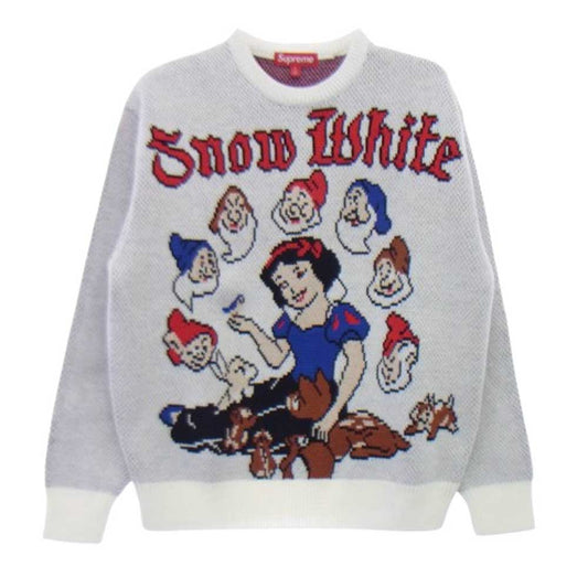 Supreme シュプリーム 24AW Snow White Sweater スノーホワイトセーター 白雪姫 ニット ホワイト系 S【極上美品】【中古】