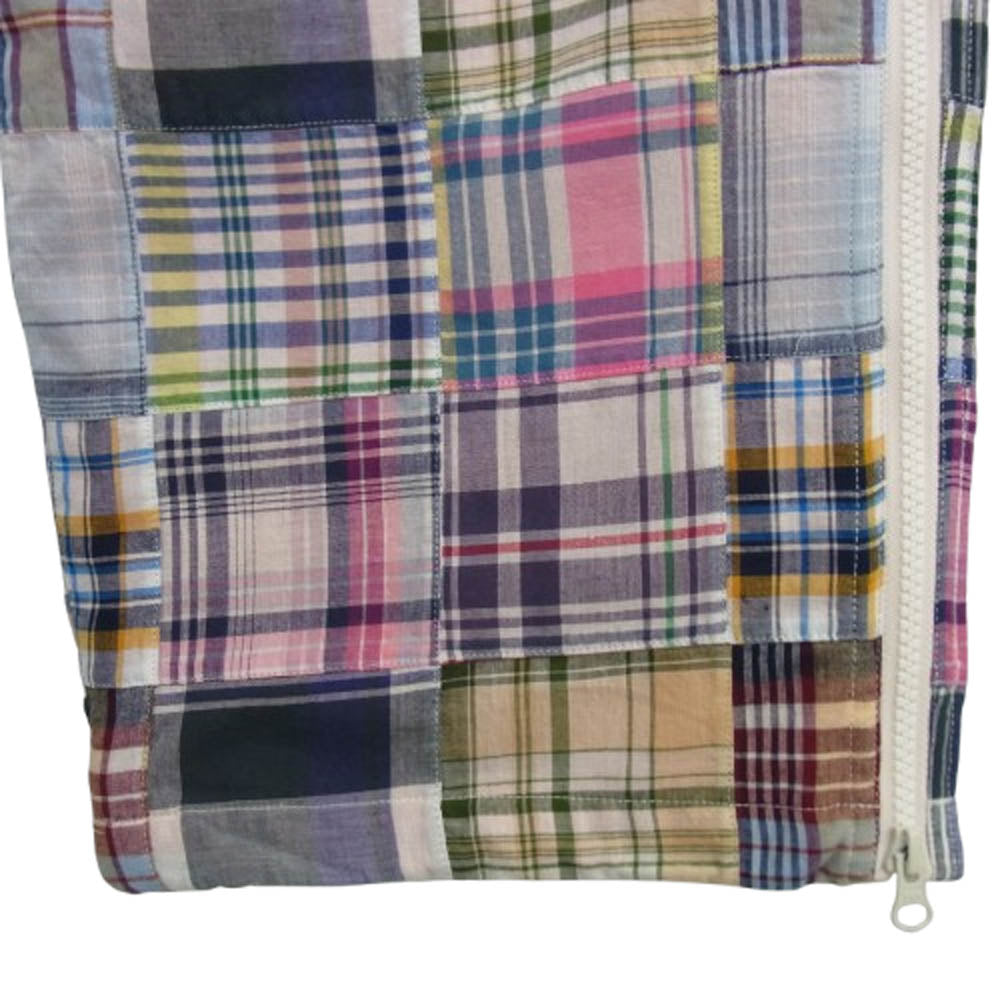 Supreme シュプリーム 25SS × GOODENOUGH グッドイナフ Patchwork Madras Full Zip Track Pant パッチワーク マドラス フルジップ トラック パンツ マルチカラー系 M【美品】【中古】