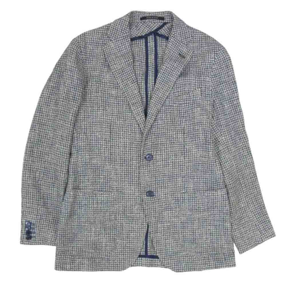 タリアトーレ 1SMC22K イタリア製 MONTECARLO モンテカルロ 2B テーラードジャケット ネイビー系 46【中古】