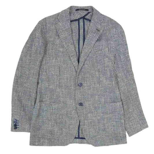 タリアトーレ 1SMC22K イタリア製 MONTECARLO モンテカルロ 2B テーラードジャケット ネイビー系 46【中古】