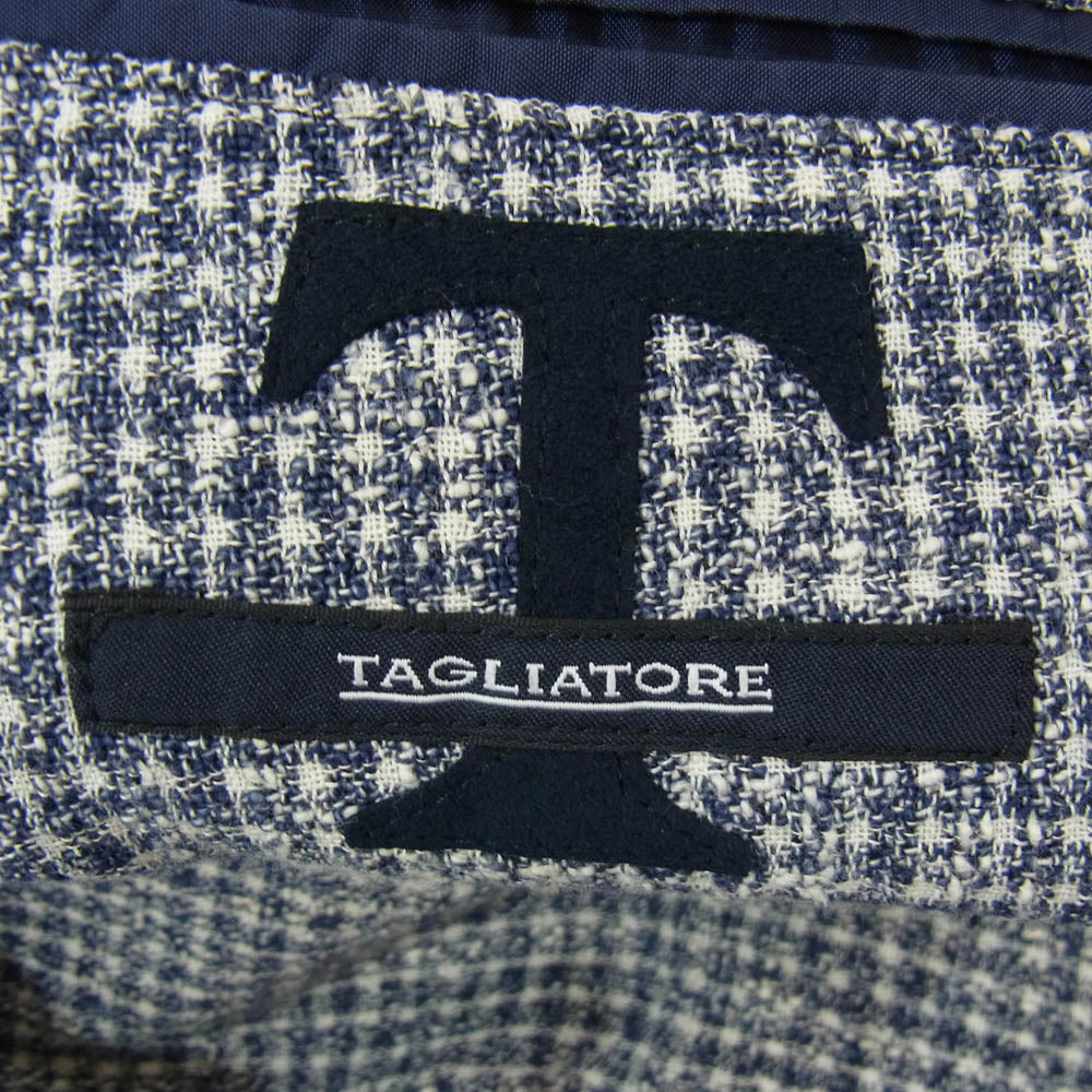 タリアトーレ 1SMC22K イタリア製 MONTECARLO モンテカルロ 2B テーラードジャケット ネイビー系 46【中古】