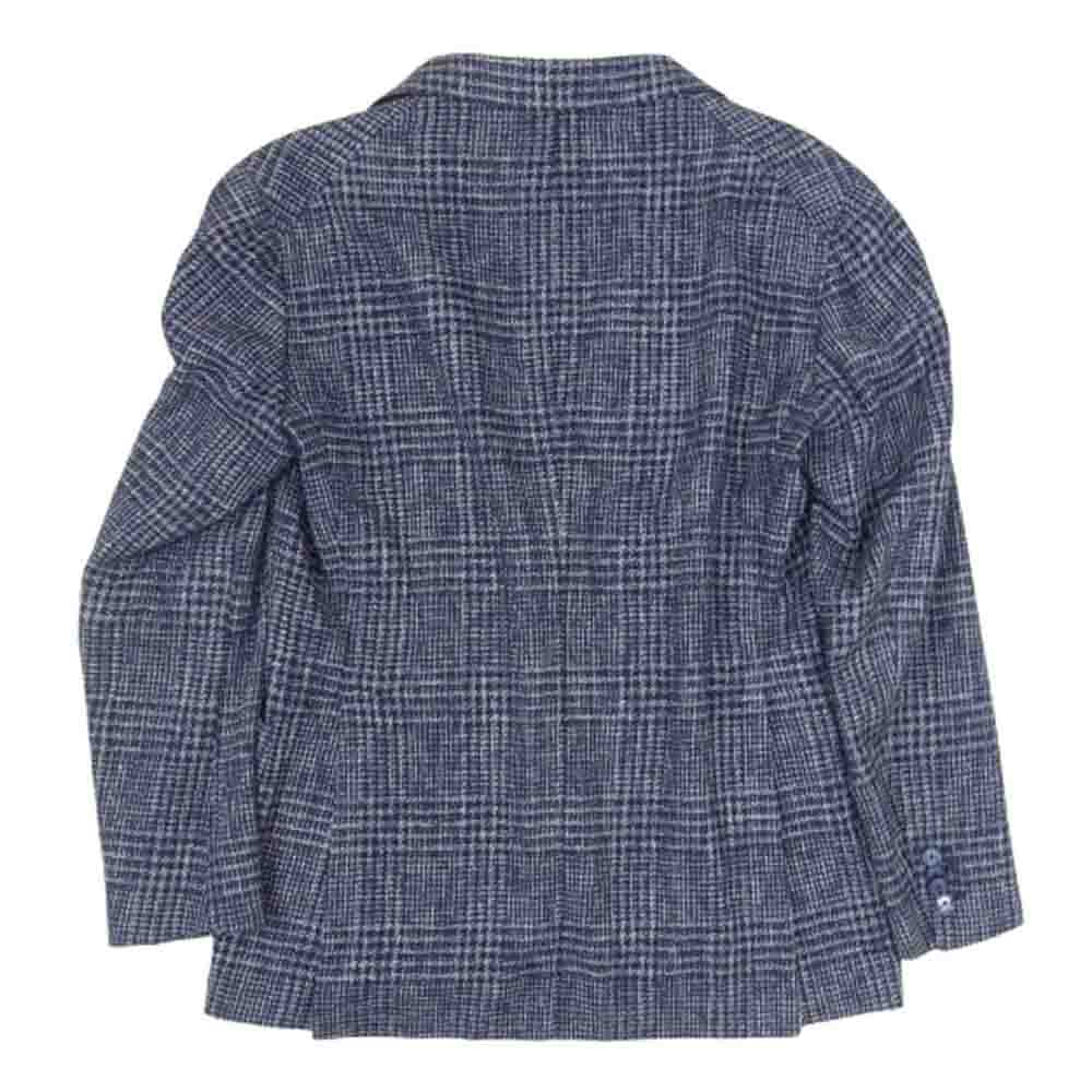 タリアトーレ 1SMC26K イタリア製 MONTECARLO モンテカルロ ピークドラペル 2B テーラードジャケット ネイビー系 46【中古】