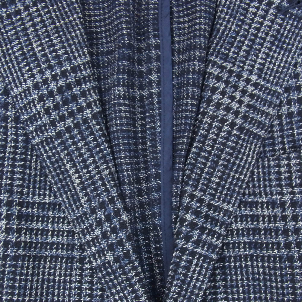 タリアトーレ 1SMC26K イタリア製 MONTECARLO モンテカルロ ピークドラペル 2B テーラードジャケット ネイビー系 46【中古】