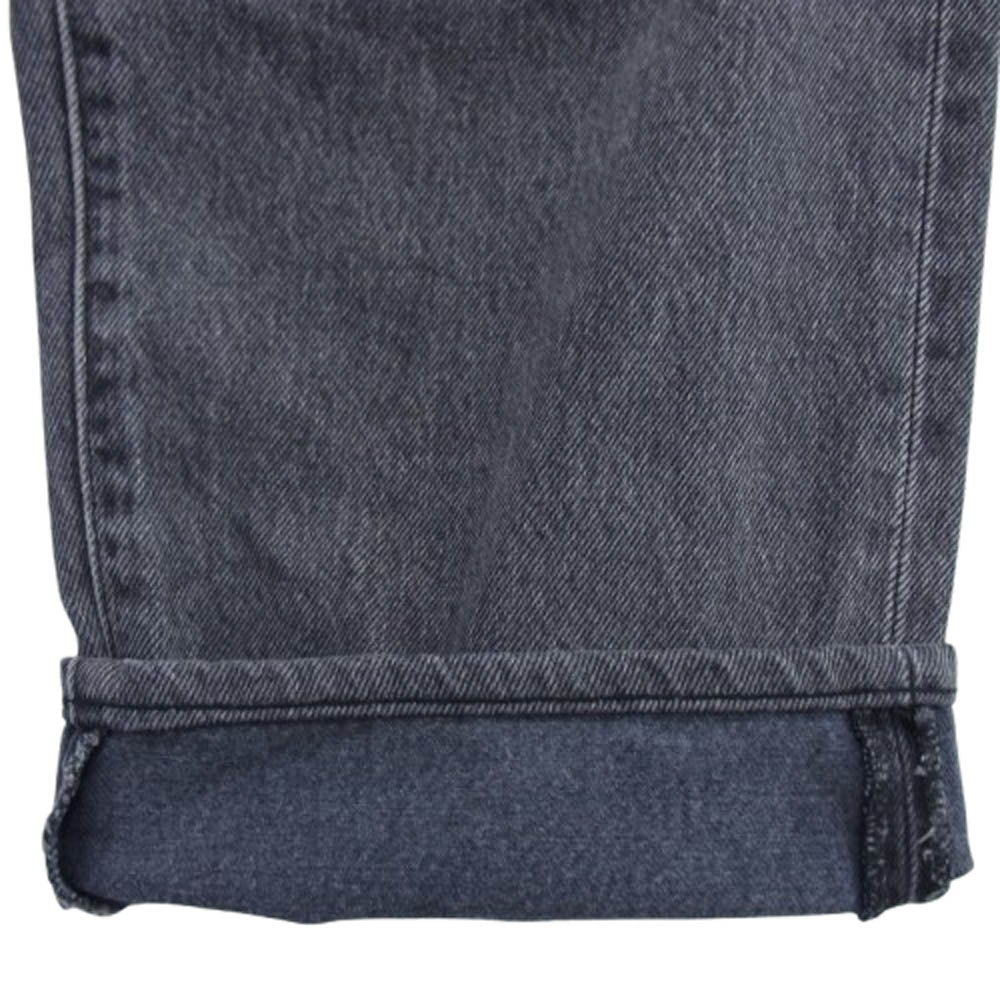 Supreme シュプリーム Washed Regular Jean ウォッシュ加工 スターロゴパッチ ボタンフライ レギュラーストレート デニム パンツ グレー系【中古】