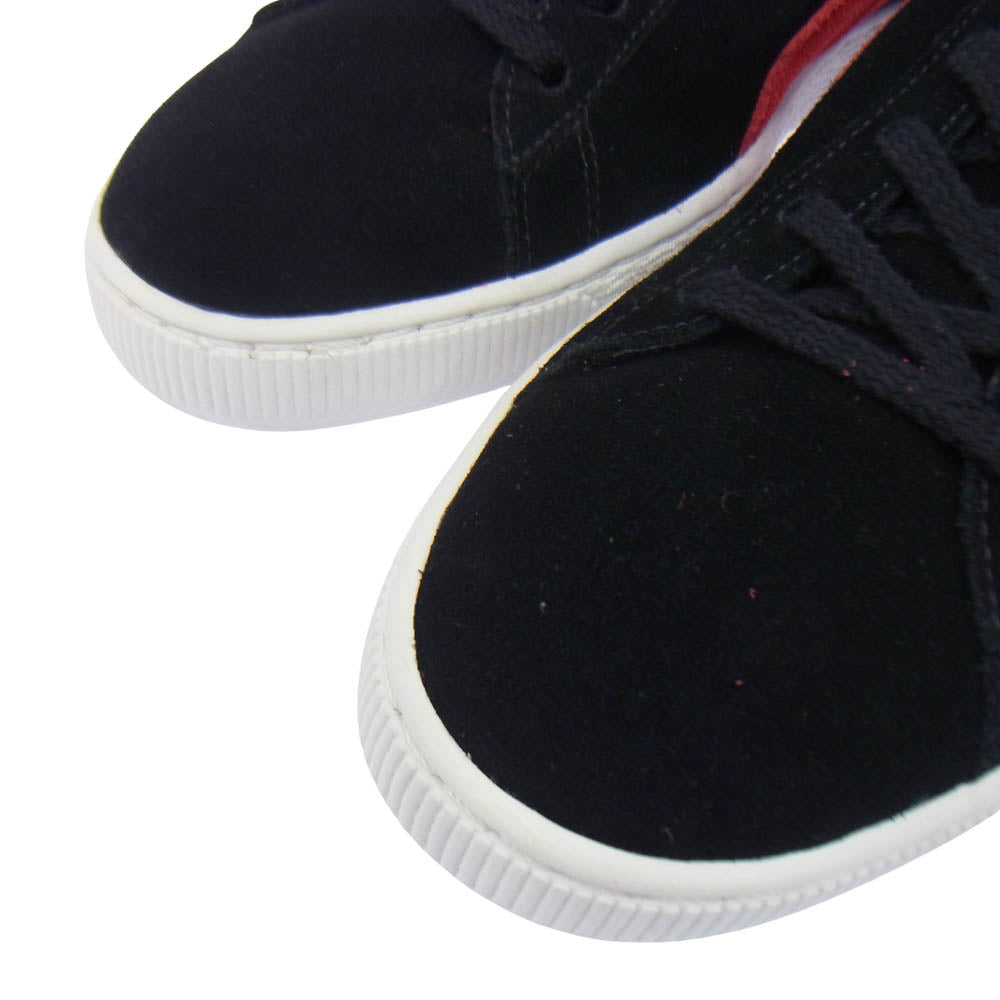 PUMA プーマ 352634 27 SUEDE CLASSIC＋ スウェード クラシック ローカット スニーカー ブラック系 レッド系 30cm【新古品】【未使用】【中古】