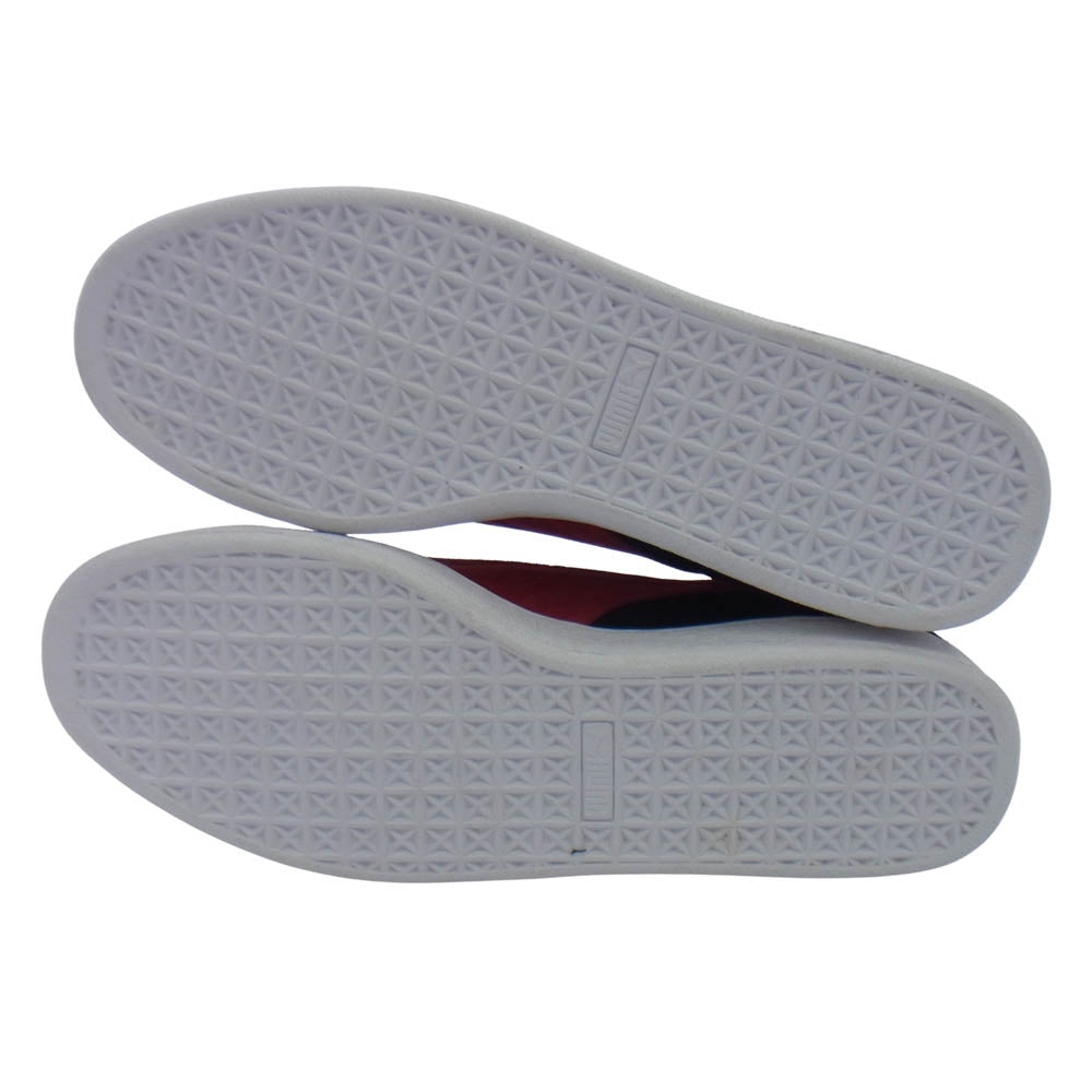 PUMA プーマ 352634 27 SUEDE CLASSIC＋ スウェード クラシック ローカット スニーカー ブラック系 レッド系 30cm【新古品】【未使用】【中古】