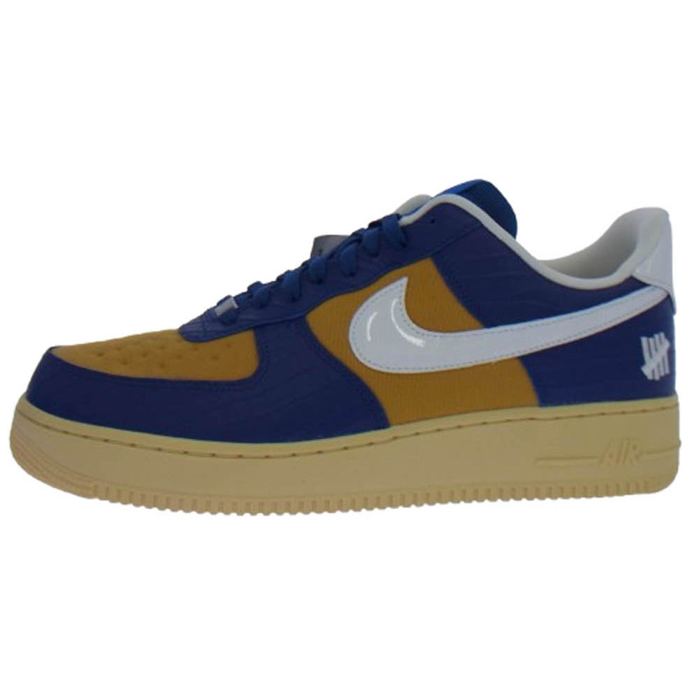 NIKE ナイキ DM8462-400 ×UNDEFEATED AIR FORCE 1 LOW SP アンディフィーテッド エアフォース ローカットスニーカー ブルー系 イエロー系 30cm【新古品】【未使用】【中古】