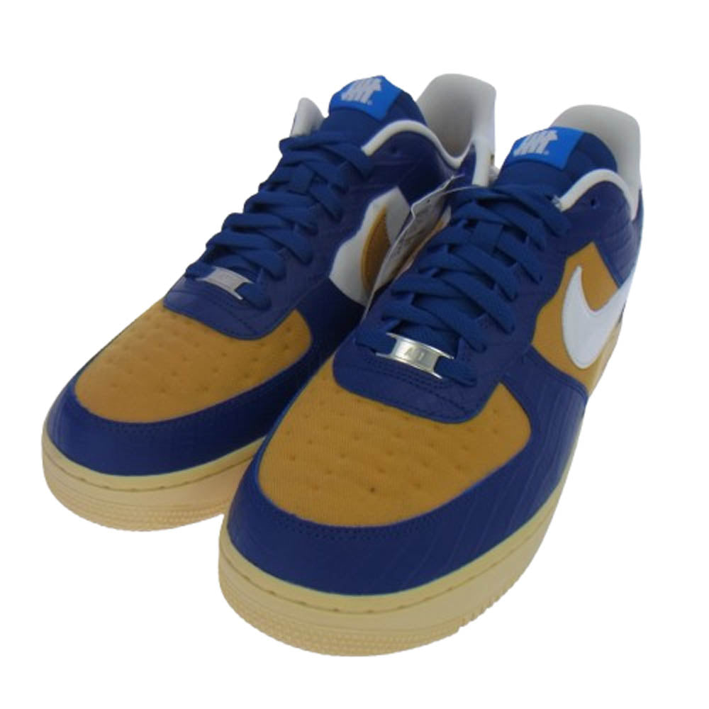 NIKE ナイキ DM8462-400 ×UNDEFEATED AIR FORCE 1 LOW SP アンディフィーテッド エアフォース ローカットスニーカー ブルー系 イエロー系 30cm【新古品】【未使用】【中古】