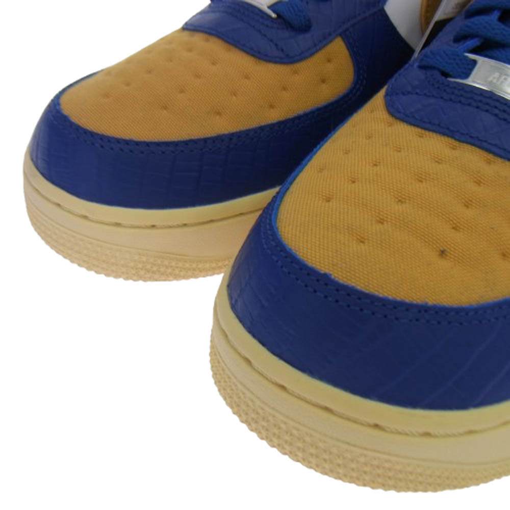 NIKE ナイキ DM8462-400 ×UNDEFEATED AIR FORCE 1 LOW SP アンディフィーテッド エアフォース ローカットスニーカー ブルー系 イエロー系 30cm【新古品】【未使用】【中古】