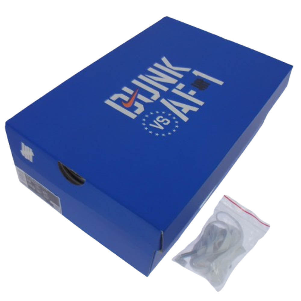 NIKE ナイキ DM8462-400 ×UNDEFEATED AIR FORCE 1 LOW SP アンディフィーテッド エアフォース ローカットスニーカー ブルー系 イエロー系 30cm【新古品】【未使用】【中古】